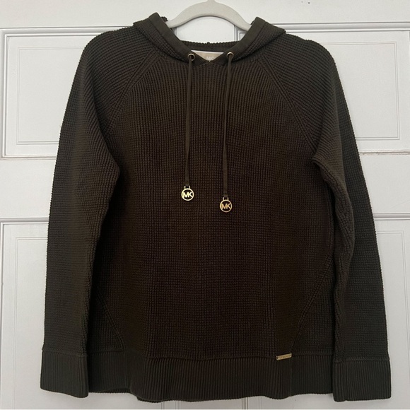 Michael Kors Sweaters - Michael Kors | Women’s Ribbed Pullover Hoodie | M